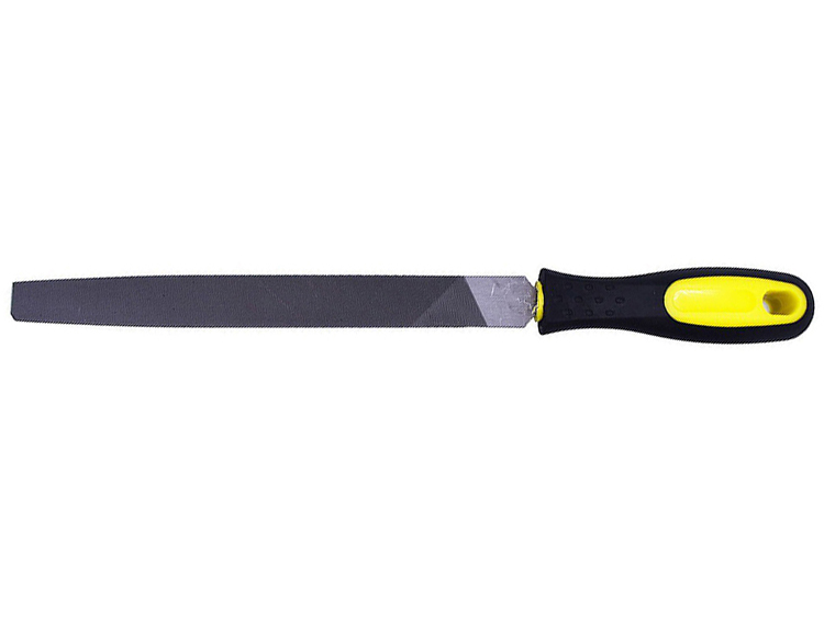  Hand File with Comfortable Rubber Hand Grip Handles 