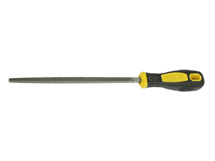 Square File with Comfortable Rubber Hand Grip Handles 