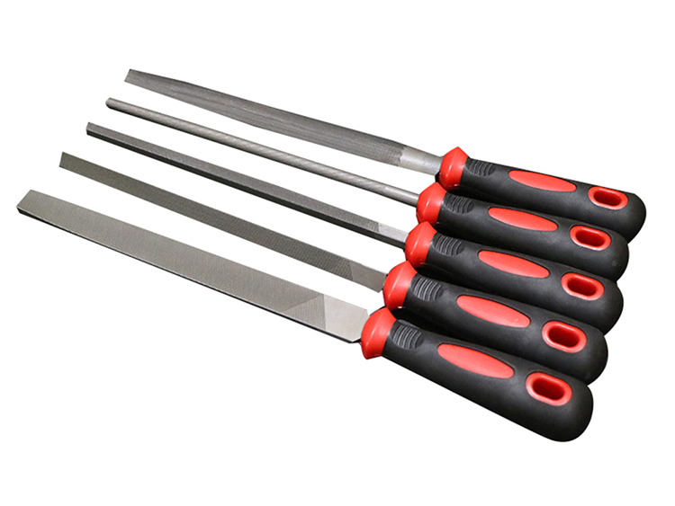 Steel File 5 Set (Have Flat,Half Round,Round,Square And Three Square) 钢锉五件套（有扁，半圆，圆形，方形和三方形）