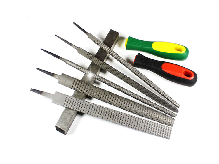 Wood Rasp 5 Set (Have Flat,Half Round,Round,Square And Three Square) 木锉五件套（有扁，半圆，圆形，方形和三角形）
